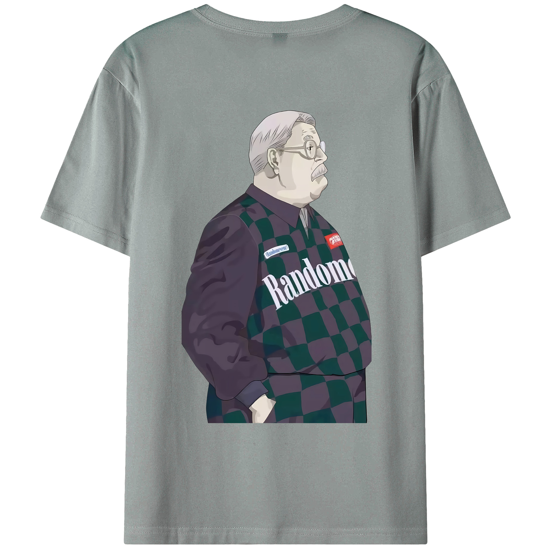 （画像用） SLAM DUNK／スラムダンク 綿100％ メンズ半袖Tシャツ（バックプリント） 通気性